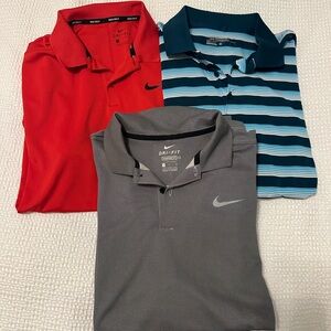 BUNDLED DEAL - Set of 3 Nike Golf Polos. All Large